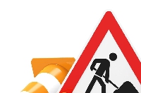 Travaux au giratoire de la zone commerciale Mac Mahon, à Bazeilles