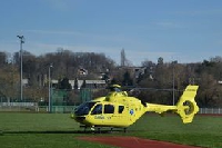Sommauthe : accident de motocross , un pilote héliporté à Reims 