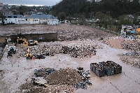 La friche Deville mise à nu et dépolluée, Hermès peut désormais y construire sa troisième manufacture Ardennaise, avec 300 emplois à la clé