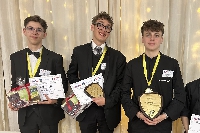 Médaille d’argent, en cuisine, et 5ème place en salle, pour 4 élèves du lycée de Bazeilles au Gastrofestival de Nitra, en Slovaquie