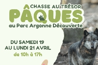 Le Lapin de Pâques a besoin d’aide pour retrouver son trésor au sein du Parc Argonne Découverte