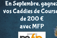 En septembre sur RADIO 8, vos caddies de courses de 200 € à gagner !