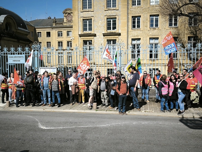 Mobilisation de la fonction publique : 80 personnes réunies à Charleville-Mézières