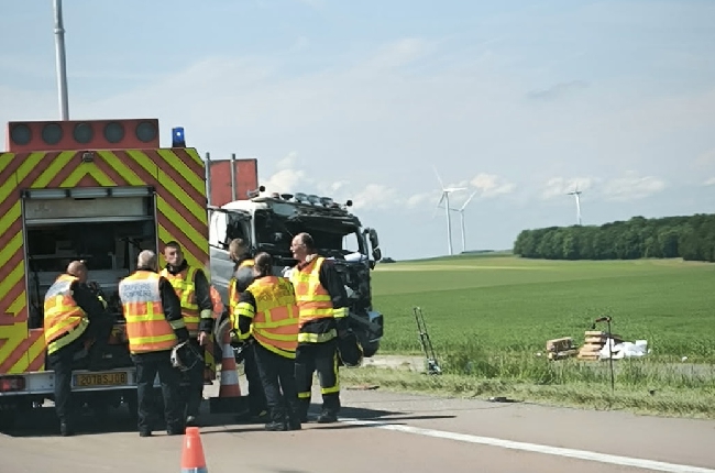 Ardennes : Accident entre deux poids lourd 