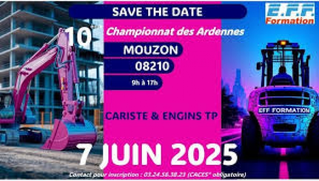 10é Championnat des Ardennes Caristes et Engins TP à Mouzon 