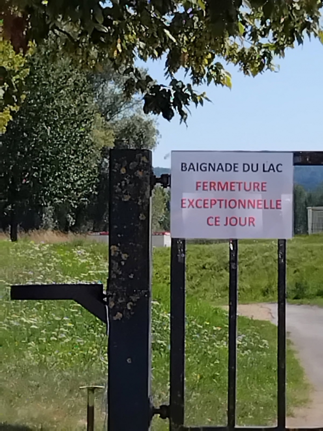 La baignade de Sedan fermée pour une suspicion de cyanobactéries