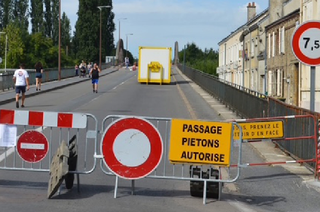 La réouverture du pont de Torcy à Sedan repoussée ….