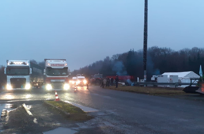 Mercosur : La FDSEA et les JA 08 mobilisés à la frontière Belge